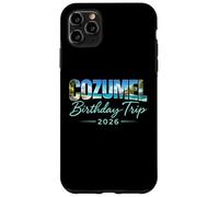Carcasa para iPhone 11 Pro MAX Viaje de cumpleaños a Cozumel 2026 México Cancún Vacaciones Beach Crew