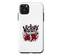 Carcasa para iPhone 11 Pro MAX Victoria a través de él Cruz Guerrera Cristiana