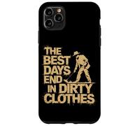 Carcasa para iPhone 11 Pro MAX Vida de Detectorista The Best Days End In Dirty Clothes