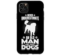 Carcasa para iPhone 11 Pro MAX Viejo al Que le Gustan los Perros Día del Padre