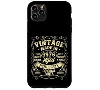 Carcasa para iPhone 11 Pro MAX Vintage 1976 Made Or Born In 1976 Original Parts Birthday