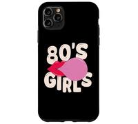 Carcasa para iPhone 11 Pro MAX Vintage 80's Slogan Themed Party, Lips Bubble 80s Girls