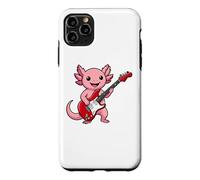 Carcasa para iPhone 11 Pro MAX Vintage Axolotl Punk Music Playing Guitar