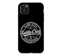 Carcasa para iPhone 11 Pro MAX Vintage Santa Cruz Surf City California Costa Oeste Retro