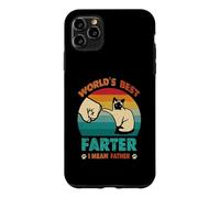 Carcasa para iPhone 11 Pro MAX Vintage World'S Best Farter I Mean Father Best Cat Dad Ever