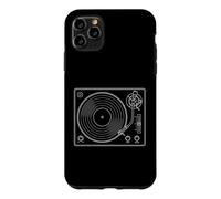Carcasa para iPhone 11 Pro MAX Vinyl Record Player Retro Sketch Music DJ