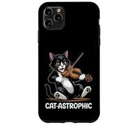 Carcasa para iPhone 11 Pro MAX Violín Gato Música Clásica Violinista Gatito Violinista