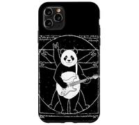 Carcasa para iPhone 11 Pro MAX Vitruvian Rock Panda, Leonard da Vinci, Arte, Music, diversión