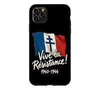 Carcasa para iPhone 11 Pro MAX Vive la Résistance! Francia Libre 1940-1944 Letras Blancas