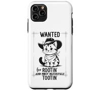 Carcasa para iPhone 11 Pro MAX Wanted for Rootin Most Definitely Tootin Cowboy Cat Farting