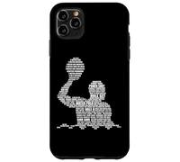 Carcasa para iPhone 11 Pro MAX Waterpolo Player Word Cloud Water Polo Jugadores Entrenador