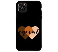 Carcasa para iPhone 11 Pro MAX We Are All Equal One People One Heart, Equality Unity Hearts