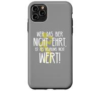 Carcasa para iPhone 11 Pro MAX Wer Das Bier Nicht ehrt Delirium Frase Divertida sobre Cerveza Alemana