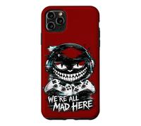 Carcasa para iPhone 11 Pro MAX We're All Mad Here Dual Controller Glitch Gamer Smile