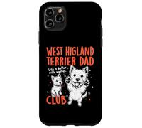 Carcasa para iPhone 11 Pro MAX West Highland Terrier Dad Club Dog Dad Man Día del Padre