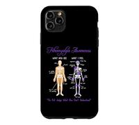 Carcasa para iPhone 11 Pro MAX What You See What I Feel Skeleton Fibromyalgia Awareness