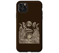 Carcasa para iPhone 11 Pro MAX Whimsy Goth Fairycore Witchy Frog Mushroom Moon Vintage