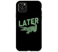 Carcasa para iPhone 11 Pro MAX Wild Animal Crocodile Funny Alligator Later Gator
