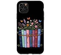 Carcasa para iPhone 11 Pro MAX Wildflowers Book Lover Reading Lector de Libros Florales estéticos
