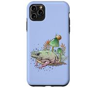 Carcasa para iPhone 11 Pro MAX Womens Girls Cottagecore Magical Frog Toad Snail Goblincore