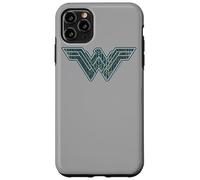 Carcasa para iPhone 11 Pro MAX Wonder Woman Movie Blue and Gold Geometric Pattern Logo
