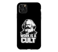 Carcasa para iPhone 11 Pro MAX “Work IS A Cult”, Karl Marx, Comunismo, Marx