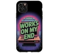 Carcasa para iPhone 11 Pro MAX Works on My End - Programmer Funny PC Error Retro Graphic