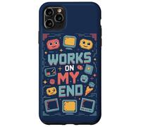 Carcasa para iPhone 11 Pro MAX Works on My End - Programmer Funny PC Error Retro Graphic