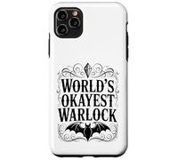 Carcasa para iPhone 11 Pro MAX Worlds Okayest Warlock Humor Fantasía Diseño