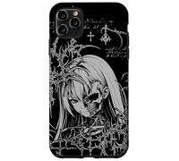 Carcasa para iPhone 11 Pro MAX Y2K Grunge Anime Goth Alt Sigilism Japanese Zombie Graphic