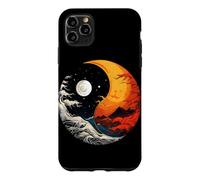 Carcasa para iPhone 11 Pro MAX Ying Yang Energía Meditación Acuarela Tai Chi Día y Noche