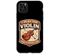 Carcasa para iPhone 11 Pro MAX Yo toco el violín eso es lo Que Hago Profesor Violinista Vintage
