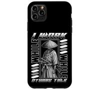 Carcasa para iPhone 11 Pro MAX Yo Trabajo Mientras Otros Hablan Samurai Silent Grind Samurai Cita