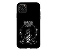 Carcasa para iPhone 11 Pro MAX Yoga Trabajador de la Luz Sanador de energía Espiritual Meditador Chakra