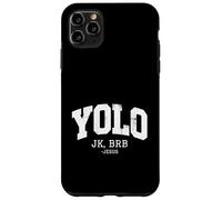 Carcasa para iPhone 11 Pro MAX Yolo JK BRB Jesus Christ Funny Christian Easter Sunday Joke
