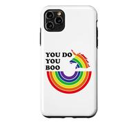 Carcasa para iPhone 11 Pro MAX You Do You Boo Unicorn Rainbow Pride LBGT Gay Pride LGBTQ