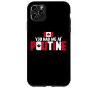 Carcasa para iPhone 11 Pro MAX You Had Me At Poutine Canadian Fries Canada Flag Home Pride