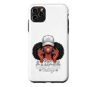 Carcasa para iPhone 11 Pro MAX Zodiac Cancer Inspired Afro Women White Grey Cap Black Girl