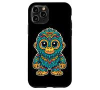 Carcasa para iPhone 11 Pro Maya Azteca Bigfoot Sasquatch Mesoamericano Mito Arte Cultura