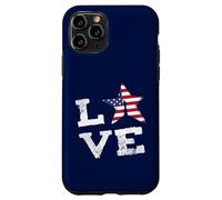 Carcasa para iPhone 11 Pro Me Encanta la Bandera de la Libertad de EE. UU., Que Dice Que es una au Pair Orgullosa Patriota