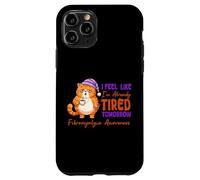 Carcasa para iPhone 11 Pro Me Siento como si ya estuviera Cansado mañana Conciencia de la Fibra
