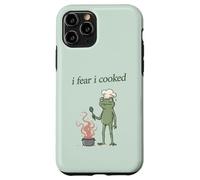 Carcasa para iPhone 11 Pro Me temo Que cociné a Frog Chef Burning Food, Divertido Meme de Weirdcore