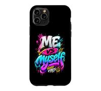 Carcasa para iPhone 11 Pro Me Vs Myself Graffiti Style Urban Streetwear Apparel Design