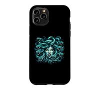 Carcasa para iPhone 11 Pro Medusa Mitología Griega Antigua Oscuridad Diseño Retro Halloween