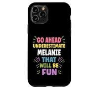 Carcasa para iPhone 11 Pro Melanie Personalized Women's Gift Custom Melanie
