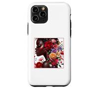Carcasa para iPhone 11 Pro Melanin Floral Woman Black History Month African American