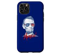 Carcasa para iPhone 11 Pro Merica Lincoln - 4th July Veterans or Memorial Day Abe
