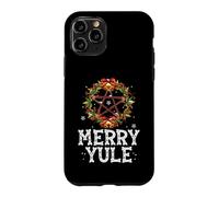 Carcasa para iPhone 11 Pro Merry Yule - Winter Solstice - Holly Pentagram - Gift