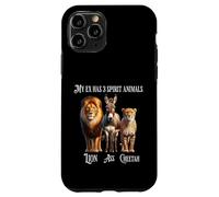 Carcasa para iPhone 11 Pro Mi ex Tiene 3 Animales espirituales: león, Culo, Guepardo, Malvado ex