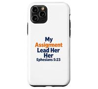 Carcasa para iPhone 11 Pro Mi misión Lleva a Sus Efesios 5:23 Fe Cristiana